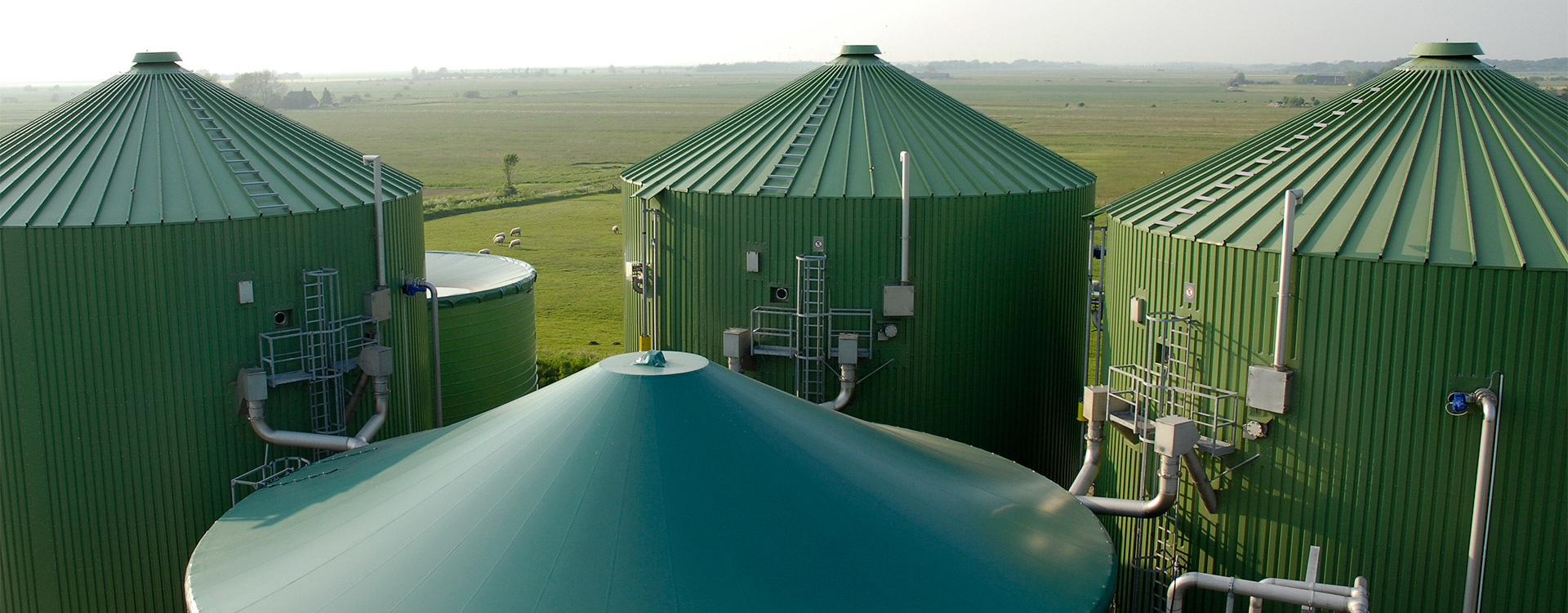 Post Digesters Lipp Three Post Digesters For Increasing Biogas Yield